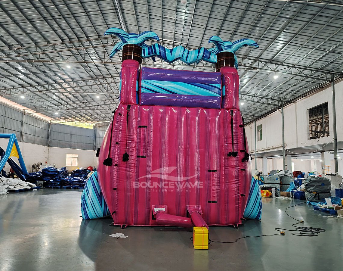 18ft Supernova Commercial Single Lane Inflatable Water Slide - BounceWave Inflatable Sales