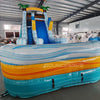 18ft Surf's Up Commercial Single Lane Inflatable Water Slide - BounceWave Inflatable Sales