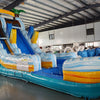 18ft Surf's Up Commercial Single Lane Inflatable Water Slide - BounceWave Inflatable Sales