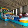 18ft Surfs Up Hybrid Dual Lane Inflatable Water Slide - BounceWave Inflatable Sales