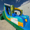 18ft Tiki Wave Commercial Single Lane Inflatable Water Slide - BounceWave Inflatable Sales