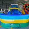 18ft Tiki Wave Commercial Single Lane Inflatable Water Slide - BounceWave Inflatable Sales