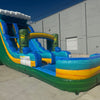 18ft Tiki Wave Commercial Single Lane Inflatable Water Slide - BounceWave Inflatable Sales