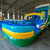 18ft Tiki Wave Commercial Single Lane Inflatable Water Slide - BounceWave Inflatable Sales