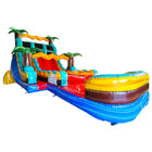 18ft Tropic Shock Hybrid Dual Lane Inflatable Water Slide