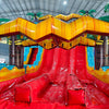 18ft Tropic Shock Hybrid Triple Lane Inflatable Water Slide - BounceWave Inflatable Sales