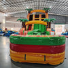 18ft Tropical Inferno Hybrid Dual Lane Inflatable Water Slide - BounceWave Inflatable Sales