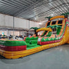 18ft Tropical Inferno Hybrid Dual Lane Inflatable Water Slide - BounceWave Inflatable Sales