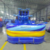 20ft Flashpoint Falls Hybrid Dual Lane Inflatable Water Slide - BounceWave Inflatable Sales