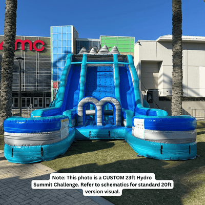 20ft Hydro Summit Challenge Rock Climb Water Slide - BounceWave Inflatable Sales