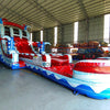 20ft Star Spangled Splash Hybrid Dual Lane Inflatable Water Slide - BounceWave Inflatable Sales