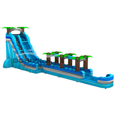 22ft Bahama Blast Single Lane Inflatable Water Slide With Slip & Slide - BounceWave Inflatable Sales