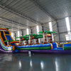 22ft Goombay Single Lane Inflatable Water Slide With Slip & Slide - BounceWave Inflatable Sales