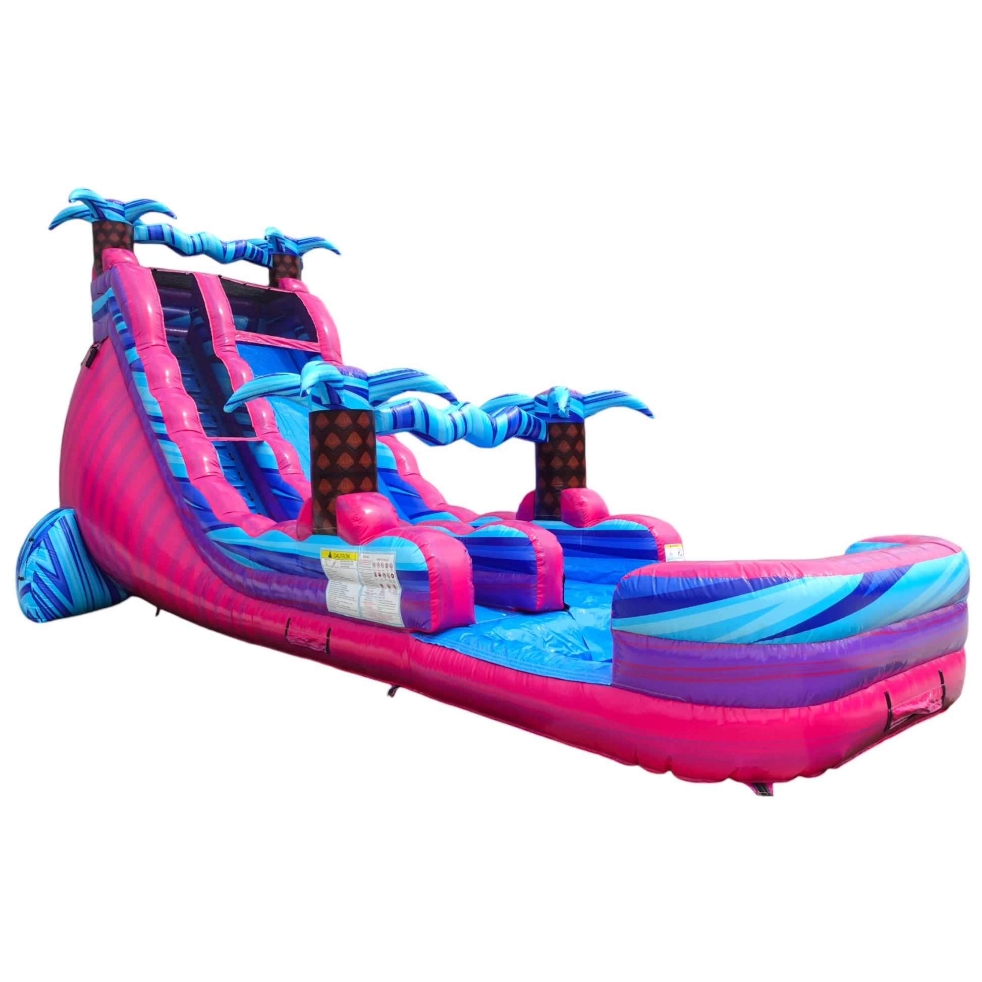 22ft Supernova Splash Commercial Single Lane Inflatable Water Slide - BounceWave Inflatable Sales