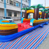 22ft Tropic Shock Single Lane Inflatable Water Slide With Slip & Slide - BounceWave Inflatable Sales