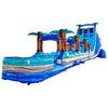 24ft Cayman DL 2pc Commercial Water Slide with Inflatable Slip & Slide - BounceWave Inflatable Sales