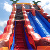 24ft Fiesta Fire DL 2pc Commercial Water Slide with Inflatable Slip & Slide - BounceWave Inflatable Sales