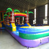 24ft Goombay DL 2pc Commercial Water Slide with Inflatable Slip & Slide - BounceWave Inflatable Sales