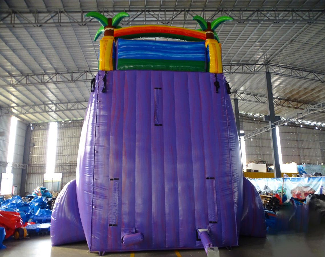 24ft Goombay DL 2pc Commercial Water Slide with Inflatable Slip & Slide - BounceWave Inflatable Sales