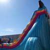 24ft Island Flow Dual Lane 2pc Commercial Water Slide with Inflatable Slip & Slide - BounceWave Inflatable Sales