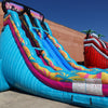 24ft Island Flow Dual Lane 2pc Commercial Water Slide with Inflatable Slip & Slide - BounceWave Inflatable Sales