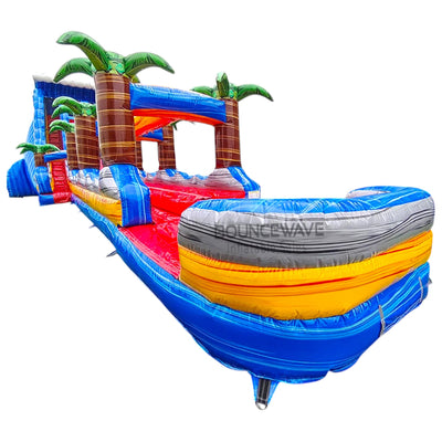 24ft Rip Curl DL 2pc Commercial Water Slide with Inflatable Slip & Slide - BounceWave Inflatable Sales