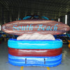 24ft South Beach Dual Lane 2pc Commercial Water Slide with Inflatable Slip & Slide - BounceWave Inflatable Sales