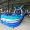 24ft Summer Breeze DL 2pc Commercial Water Slide with Inflatable Slip & Slide - BounceWave Inflatable Sales