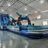 24ft Summer Breeze DL 2pc Commercial Water Slide with Inflatable Slip & Slide - BounceWave Inflatable Sales