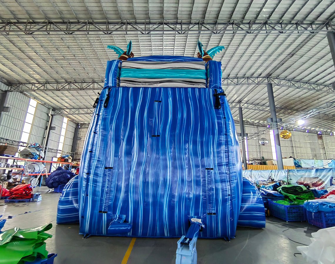 24ft Summer Breeze DL 2pc Commercial Water Slide with Inflatable Slip & Slide - BounceWave Inflatable Sales