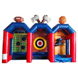 3 - in - 1 Sports Commercial Interactive Inflatable Game - BounceWave Inflatable Sales