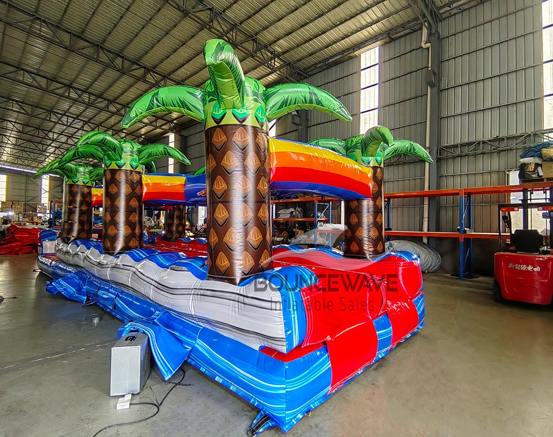 35ft Baja Dual Lane Inflatable Slip N' Slide - BounceWave Inflatable Sales