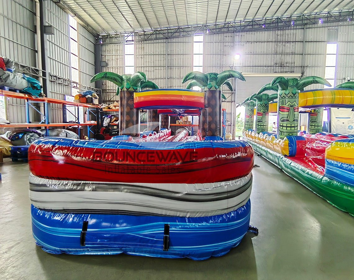 35ft Baja Dual Lane Inflatable Slip N' Slide - BounceWave Inflatable Sales