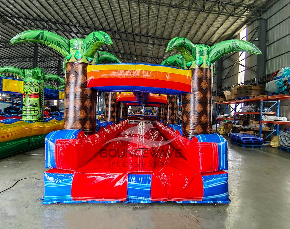 35ft Baja Dual Lane Inflatable Slip N' Slide - BounceWave Inflatable Sales