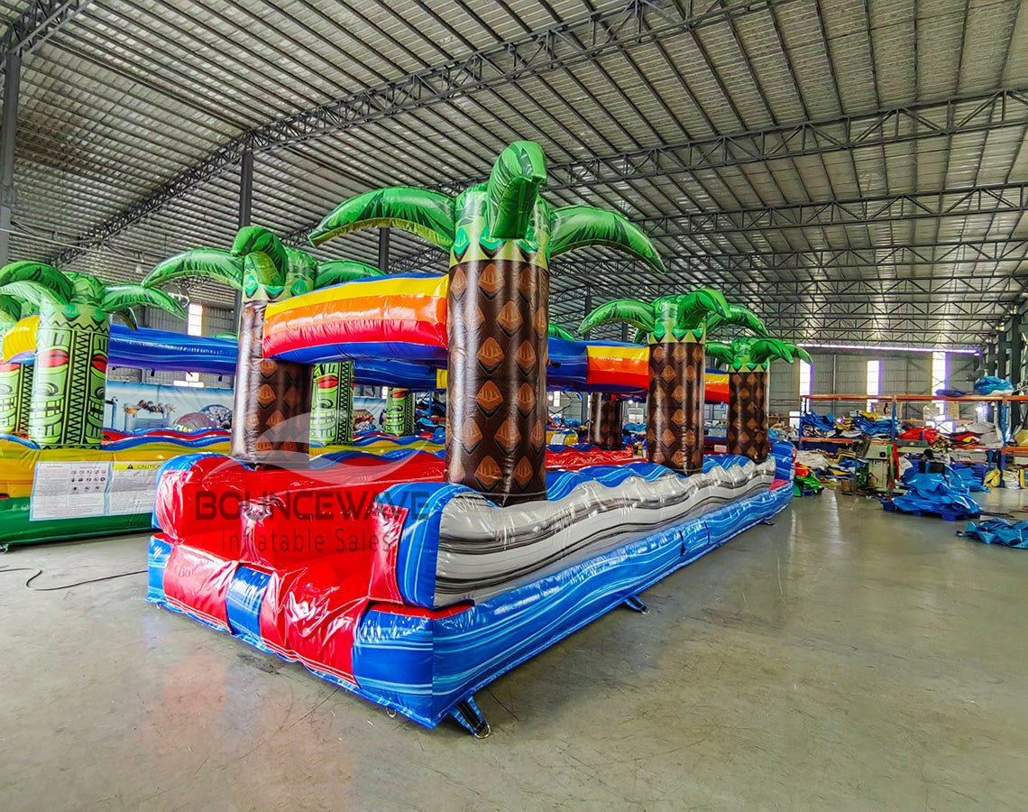 35ft Baja Dual Lane Inflatable Slip N' Slide - BounceWave Inflatable Sales