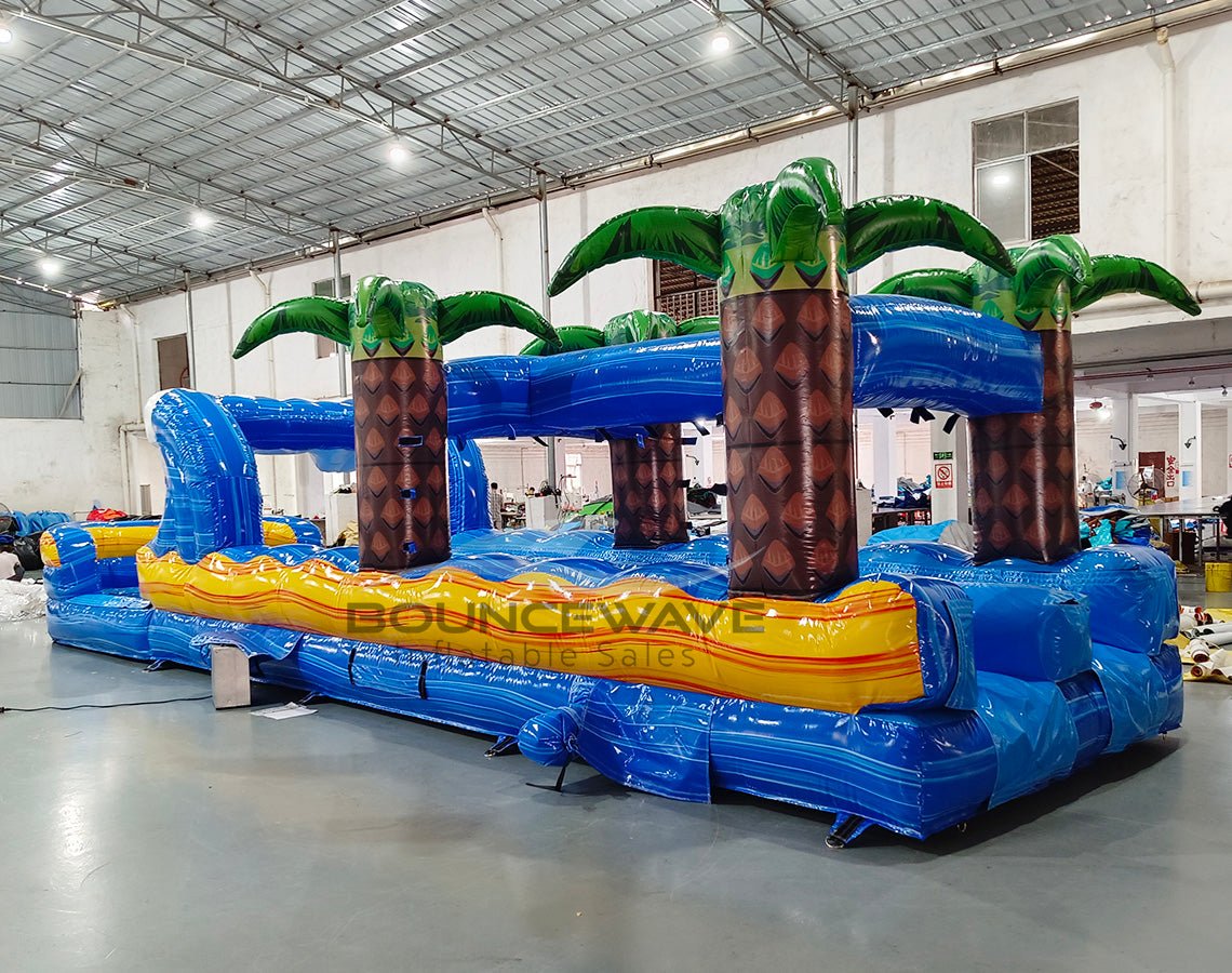 35ft Surfside Dual Lane Inflatable Slip N' Slide - BounceWave Inflatable Sales