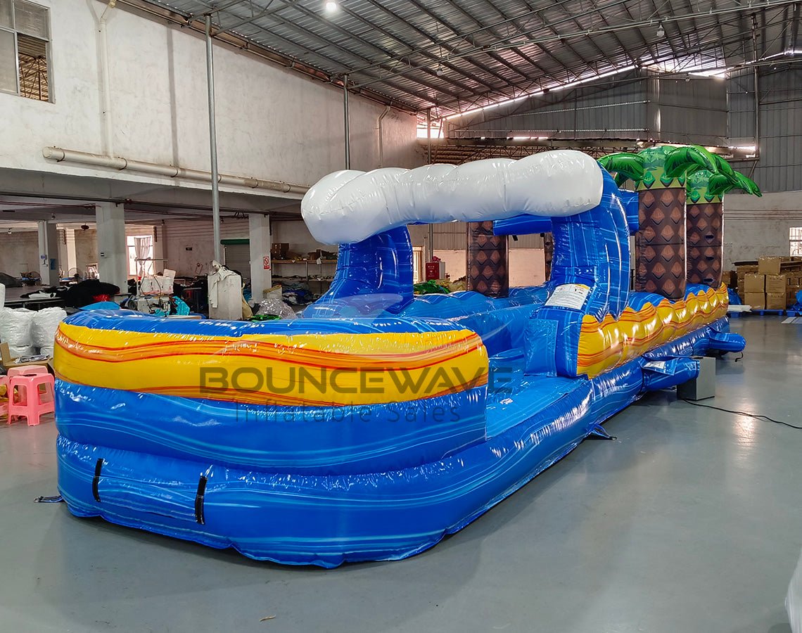 35ft Surfside Dual Lane Inflatable Slip N' Slide - BounceWave Inflatable Sales