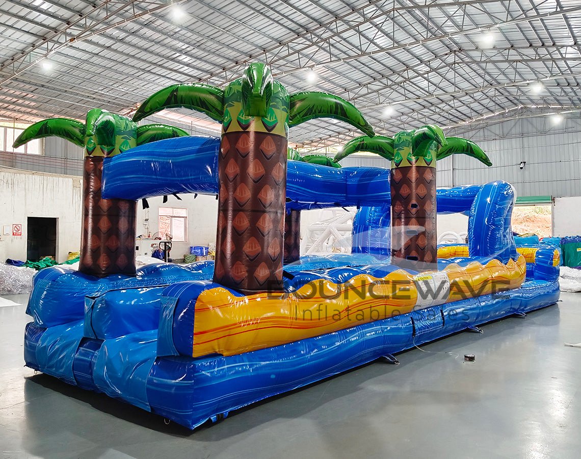 35ft Surfside Dual Lane Inflatable Slip N' Slide - BounceWave Inflatable Sales