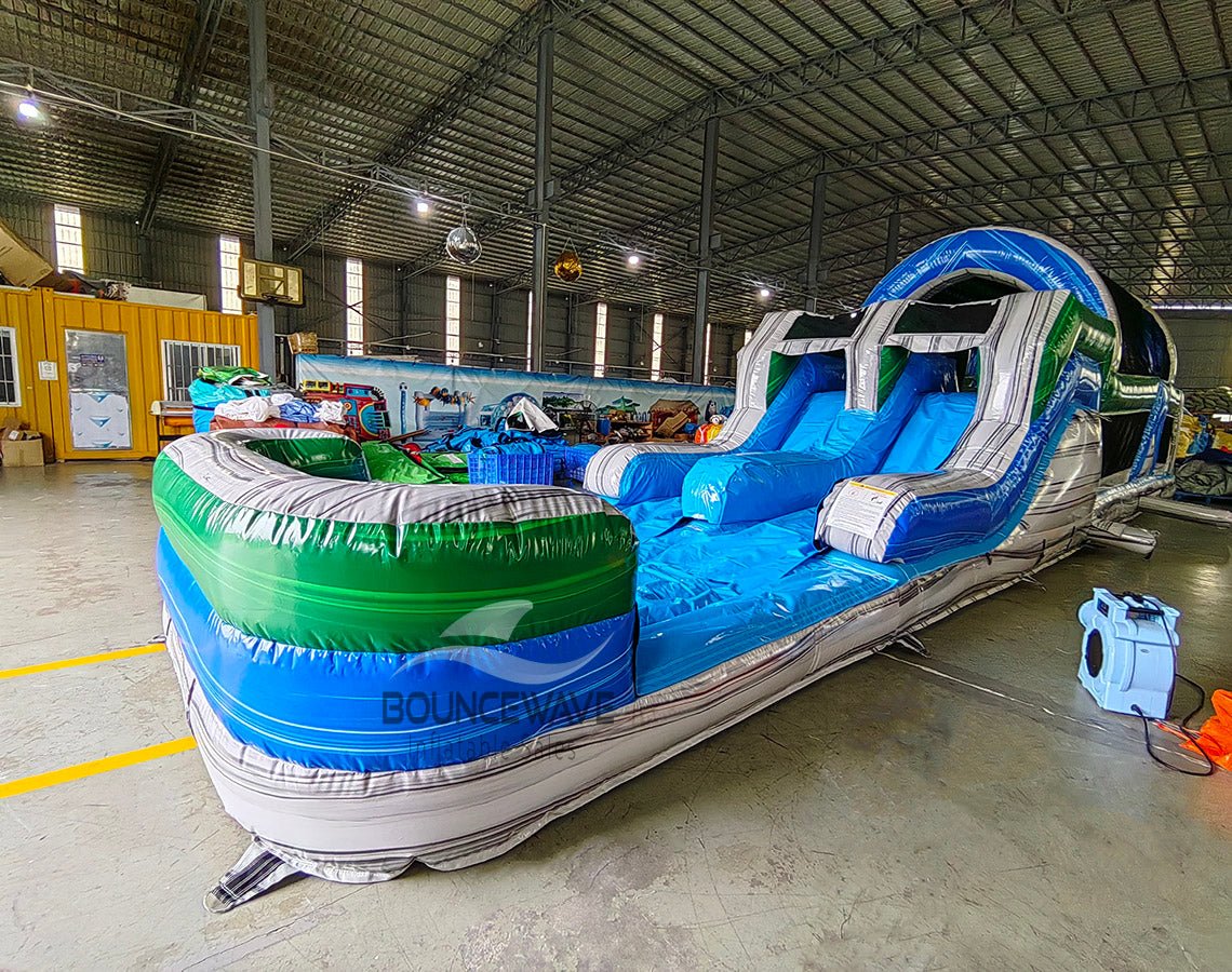 46ft Aloha Splash Hybrid Inflatable Obstacle Course - BounceWave Inflatable Sales