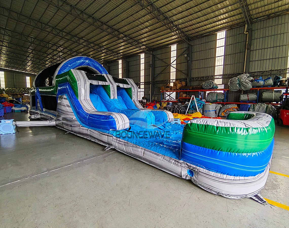 46ft Aloha Splash Hybrid Inflatable Obstacle Course - BounceWave Inflatable Sales