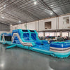 46ft Bahama "Flash" Hybrid Inflatable Obstacle Course - BounceWave Inflatable Sales