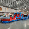 46ft Baja "Flash" Hybrid Inflatable Obstacle Course - BounceWave Inflatable Sales