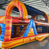 46ft Fiesta Fire Hybrid Inflatable Obstacle Course - BounceWave Inflatable Sales