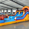 46ft Fiesta Fire Hybrid Inflatable Obstacle Course - BounceWave Inflatable Sales