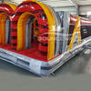 46ft Fire Island "Flash" Hybrid Inflatable Obstacle Course - BounceWave Inflatable Sales