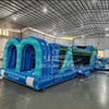 46ft Island Drop "Flash" Hybrid Inflatable Obstacle Course - BounceWave Inflatable Sales