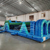 46ft Island Drop "Flash" Hybrid Inflatable Obstacle Course - BounceWave Inflatable Sales