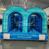 46ft Island Drop "Flash" Hybrid Inflatable Obstacle Course - BounceWave Inflatable Sales