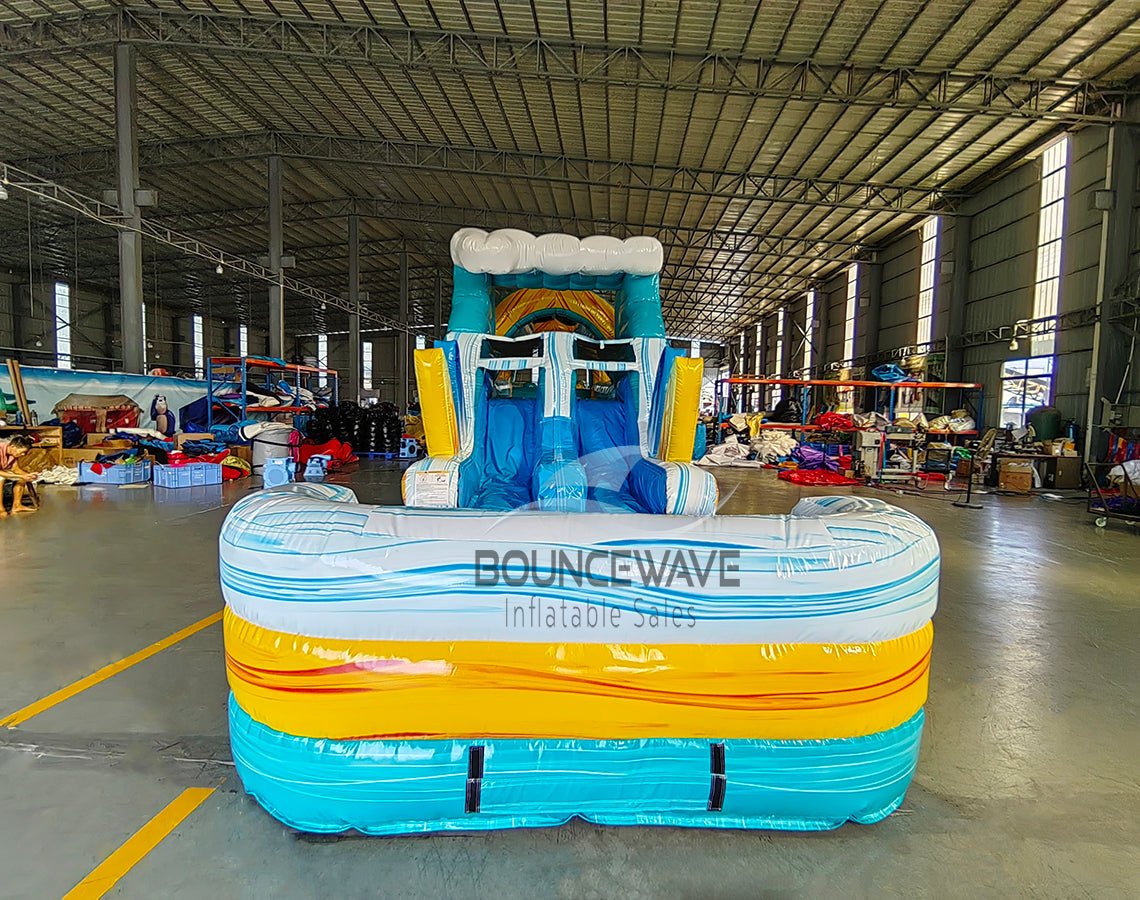 46ft Surf's Up Hybrid Inflatable Obstacle Course - BounceWave Inflatable Sales