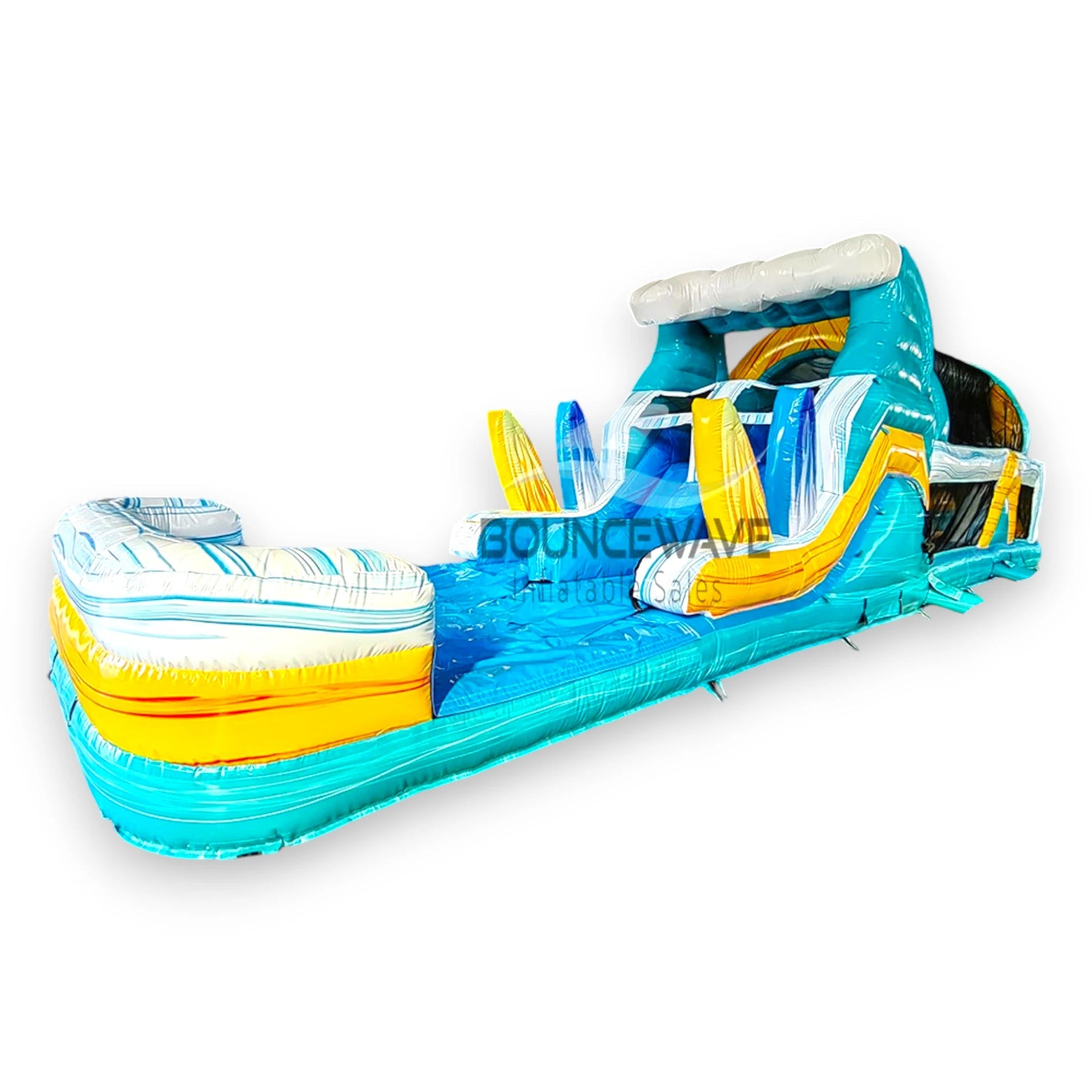 46ft Surf's Up Hybrid Inflatable Obstacle Course - BounceWave Inflatable Sales